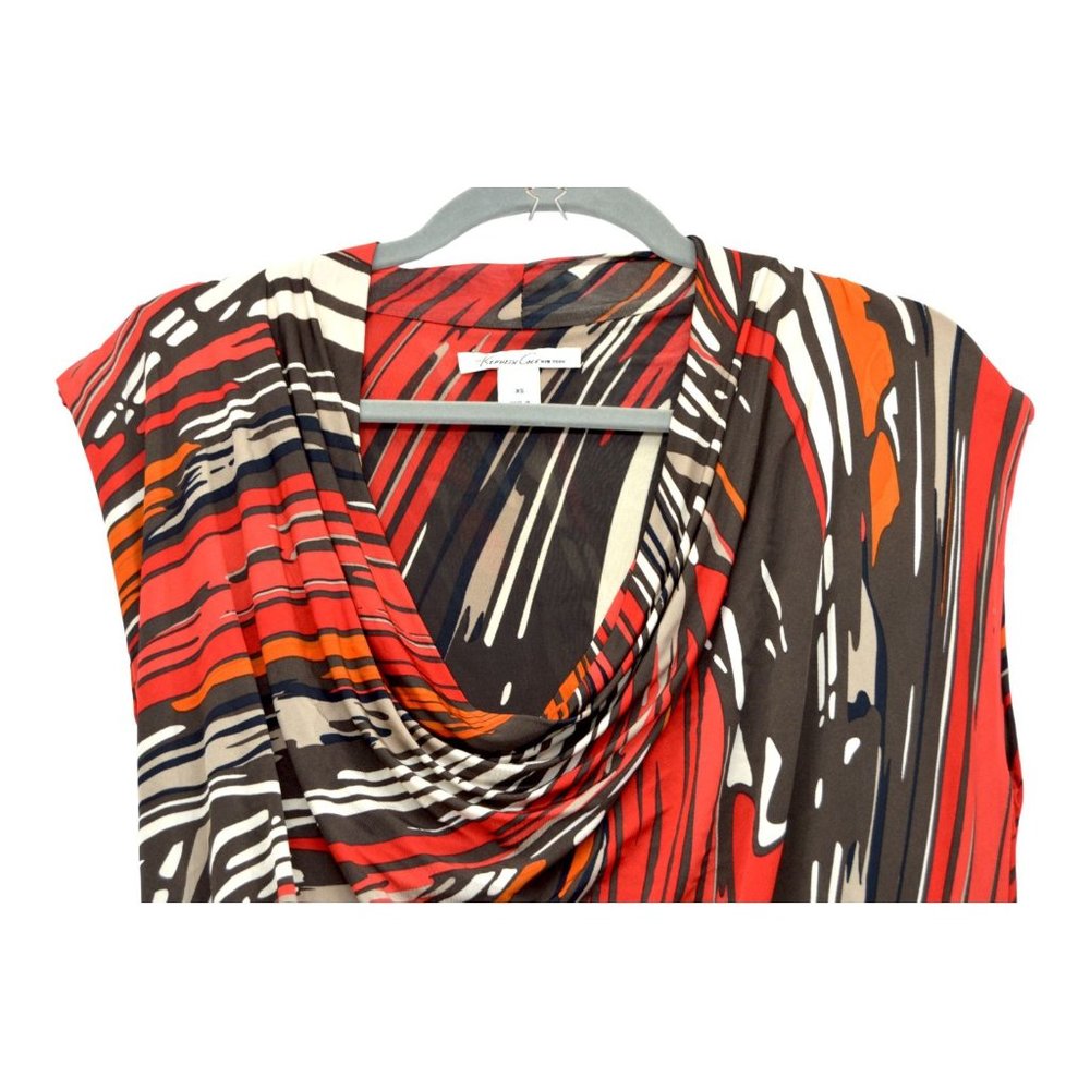 Kenneth Cole‎ New York Women Red Casual Dress XS - Picture 3 of 3